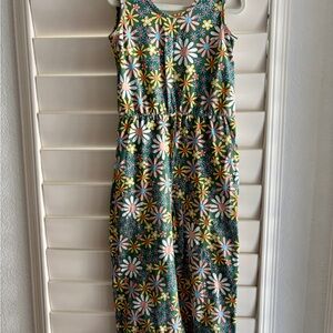 Floral Alice + Ames tank jumpsuit